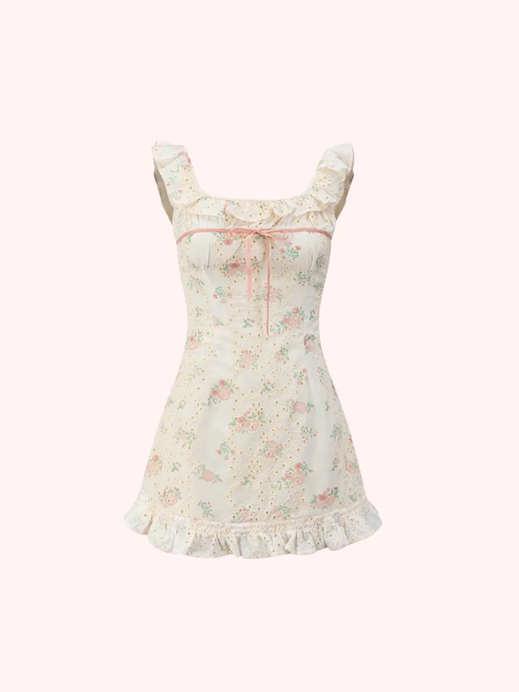 Sweet Blossom Ruffle Dress