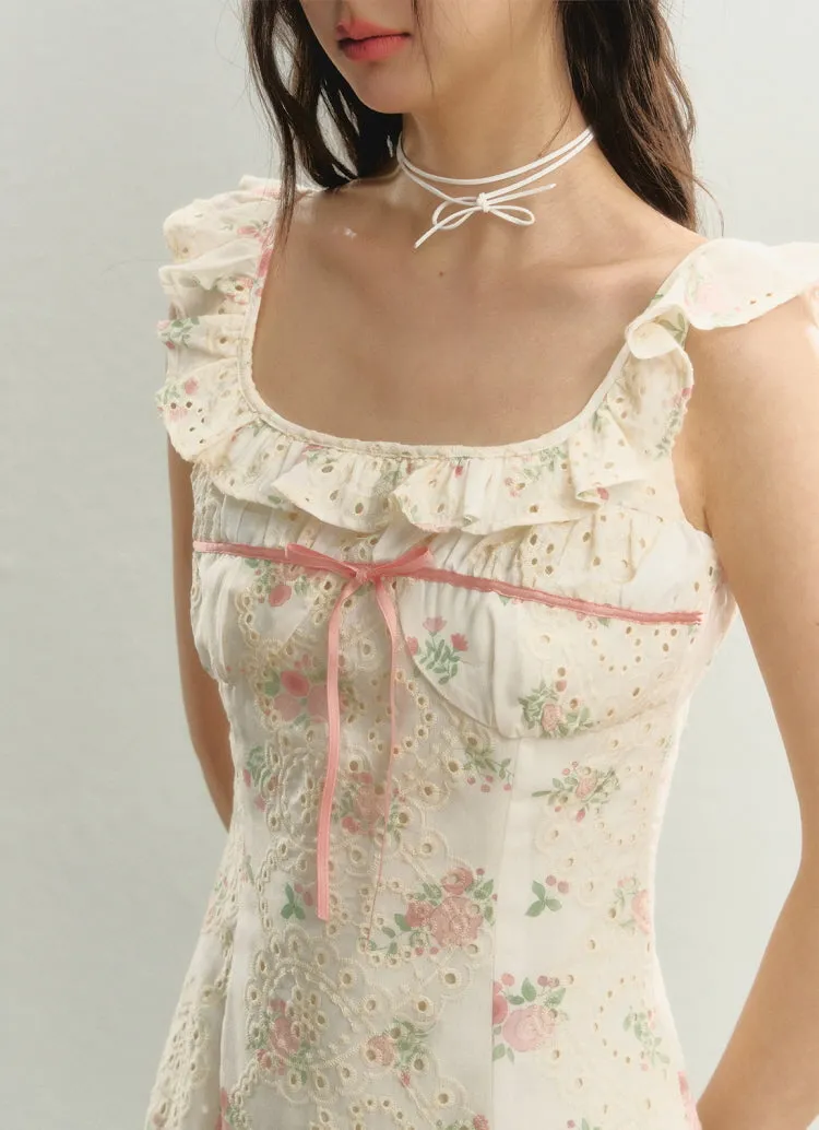 Sweet Blossom Ruffle Dress