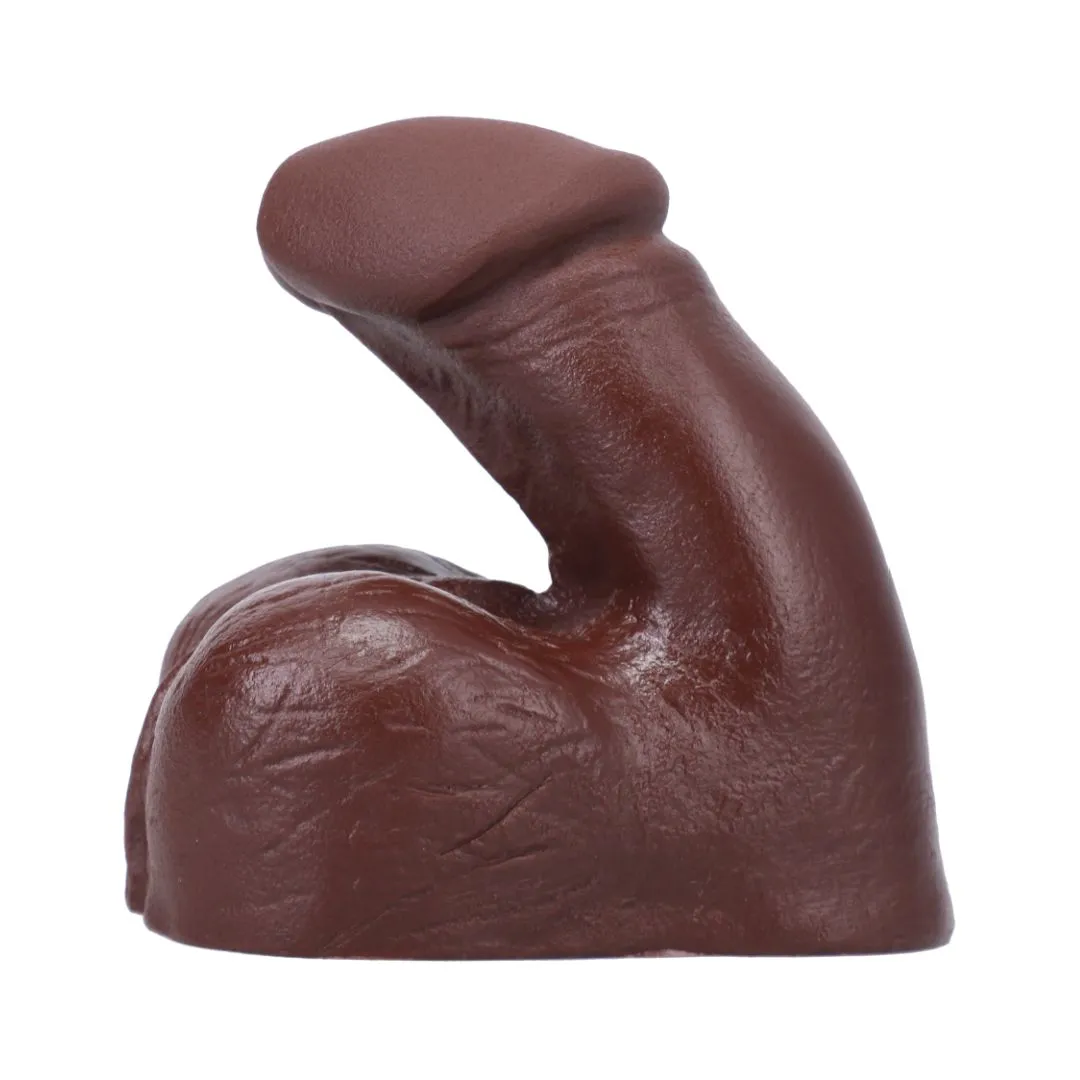 Tantus On The Go Soft Silicone Packer - Chocolate