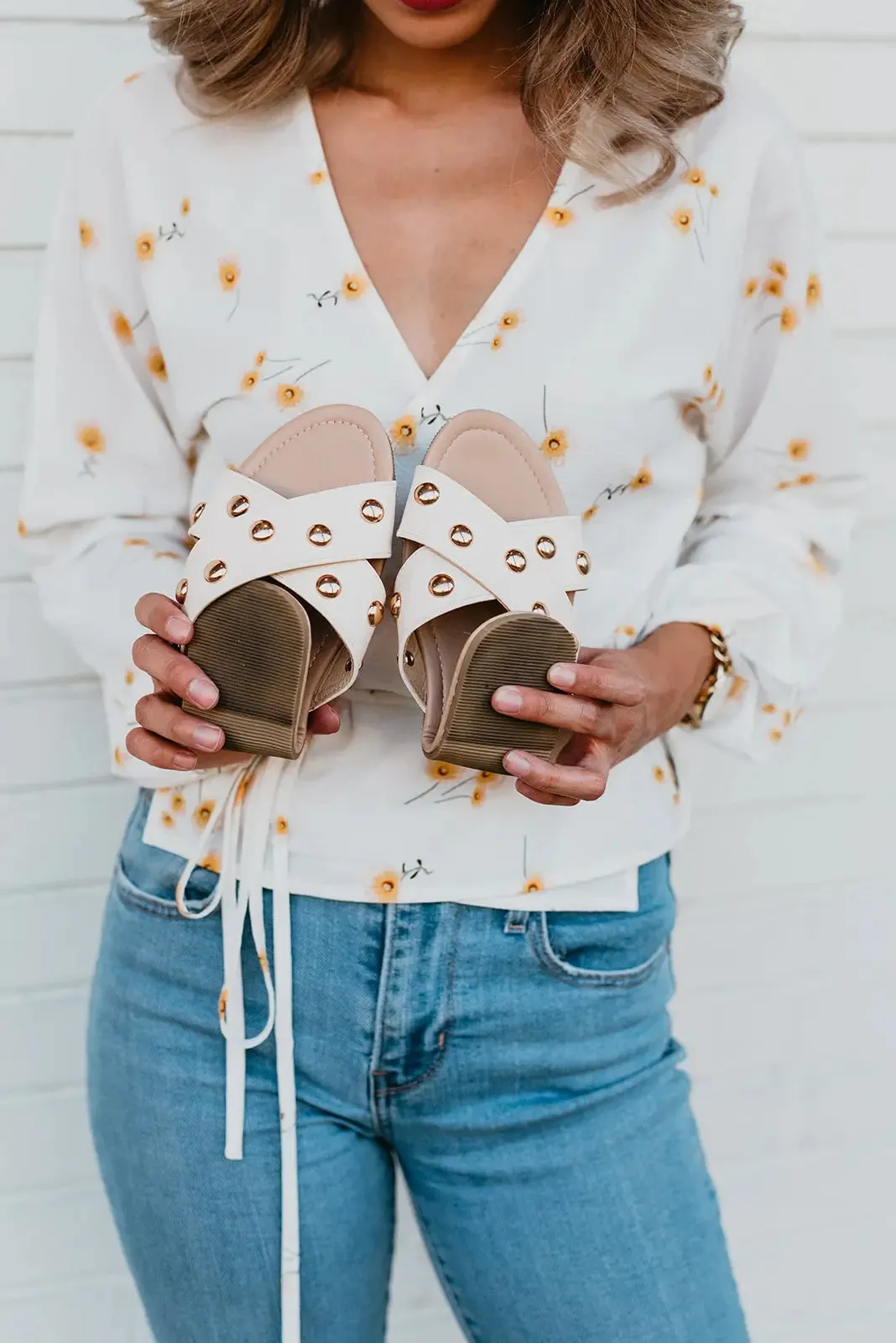 The Beach Is Calling Embellished Sandals