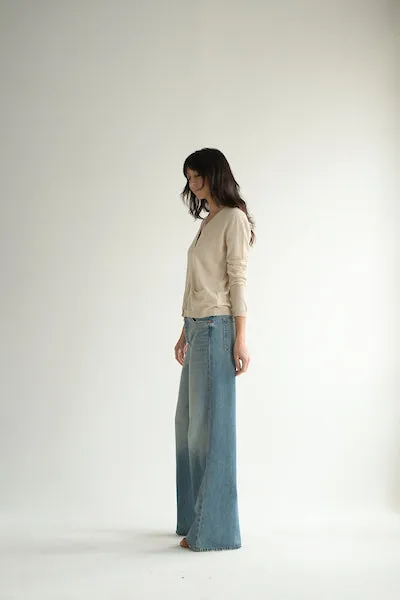 The Lax Wide in Worn Indigo