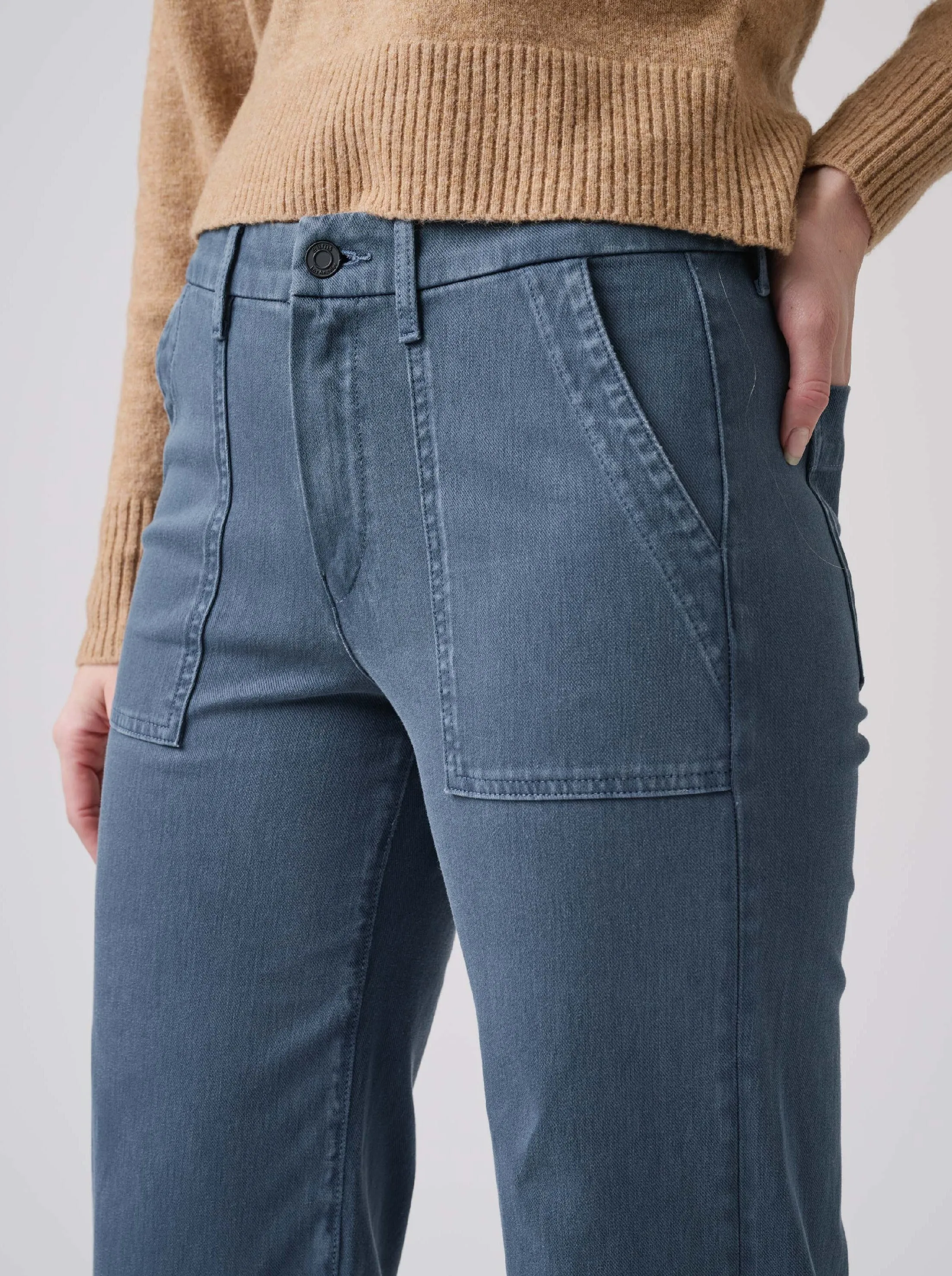 The Malibu Wide Baker  |  Dusty Blue