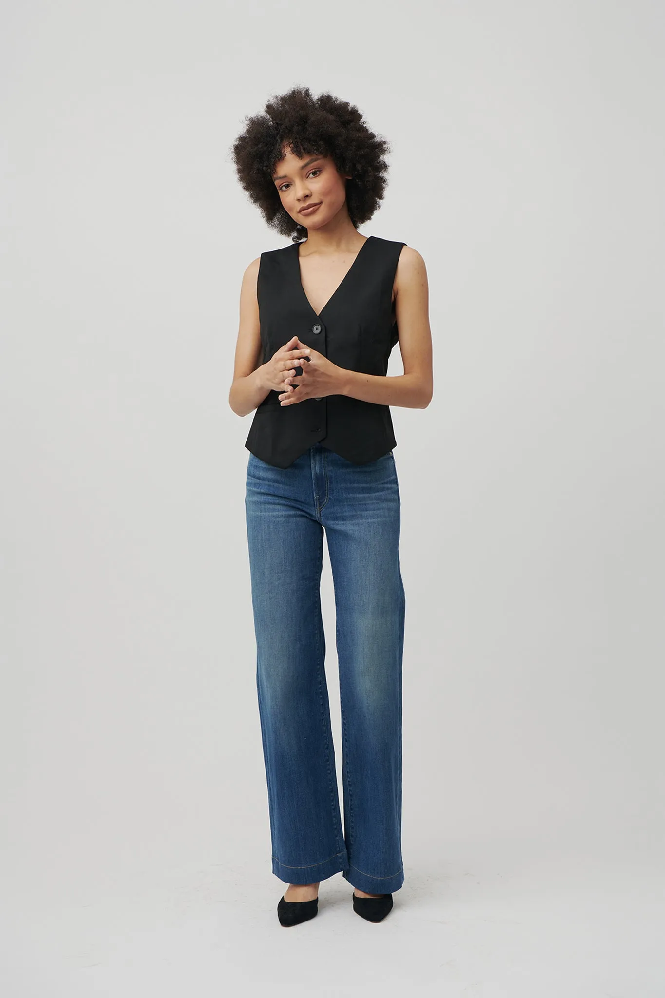 The Malibu Wide Denim  |  Moonlit Ocean