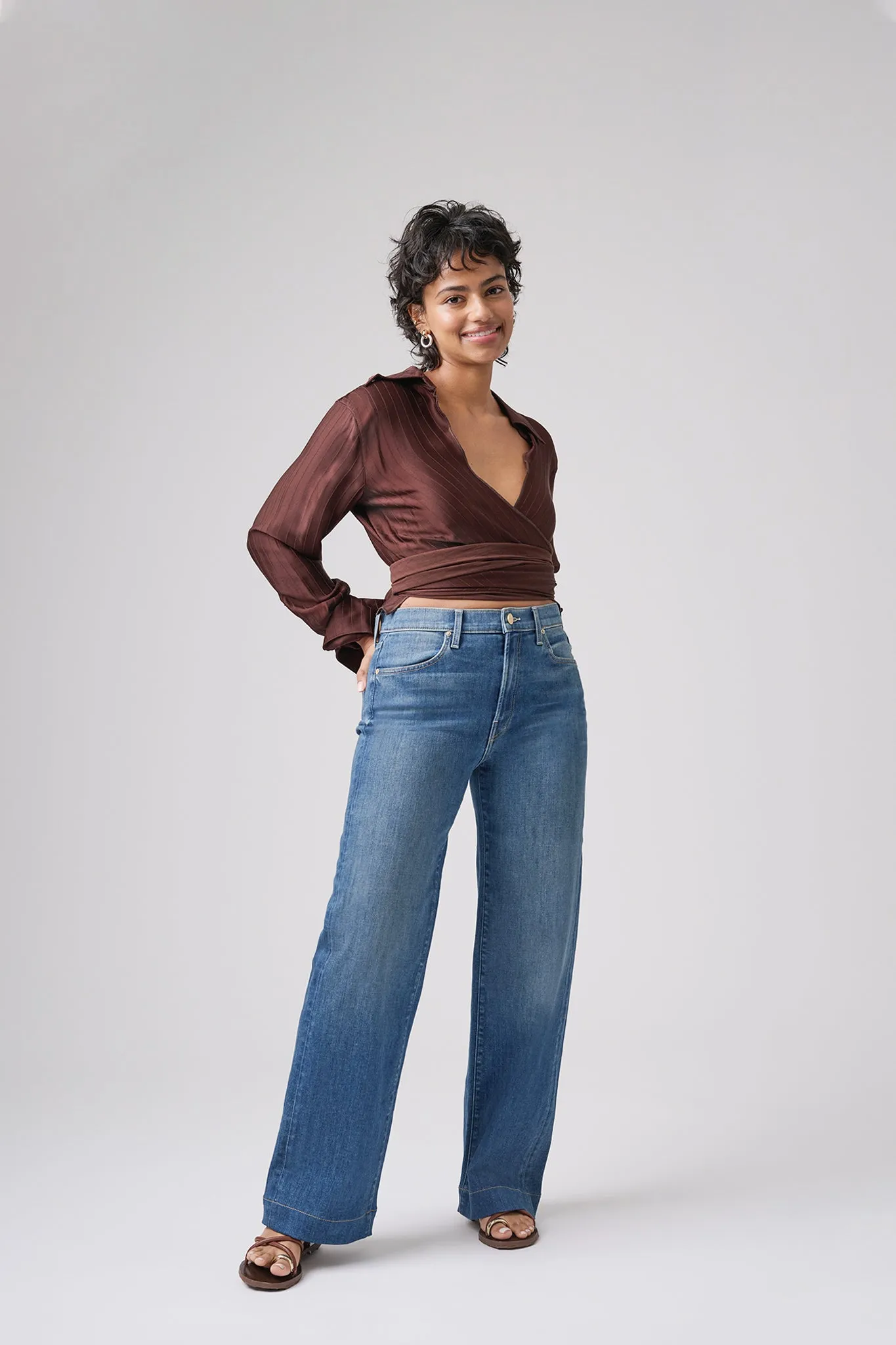 The Malibu Wide Denim  |  Moonlit Ocean