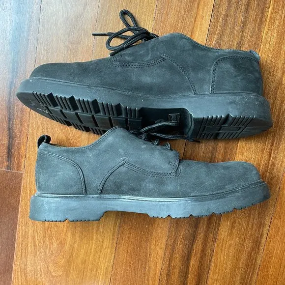 Timberland Waterproof Nubuck Oxfords Storm Black Mens Leather Shoe 10