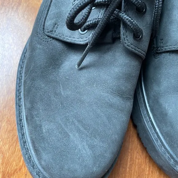 Timberland Waterproof Nubuck Oxfords Storm Black Mens Leather Shoe 10