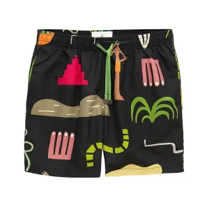 TIMO Trunks Long Prep - Black Sea