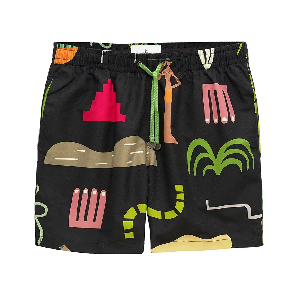 TIMO Trunks Long Prep - Black Sea