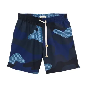 TIMO Trunks Long Prep - Camo Blue
