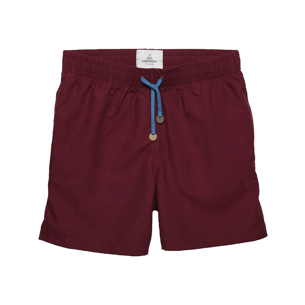 TIMO Trunks Long Prep - Maroon