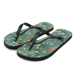 Turquoise Jungle - Flip-Flops