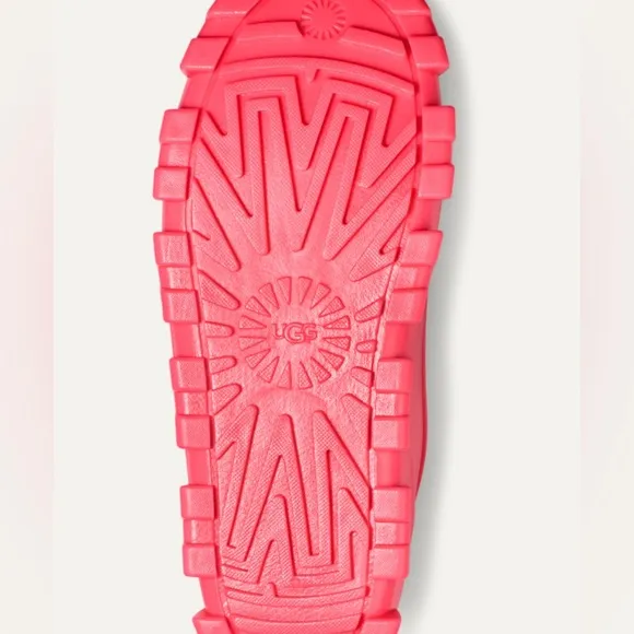 Ugg Classic Brellah Mini Boot Super Coral Pink Scrunched Kids Girls 3