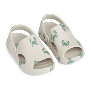 UK 6 Morris Aqua Blue Crab Sandals