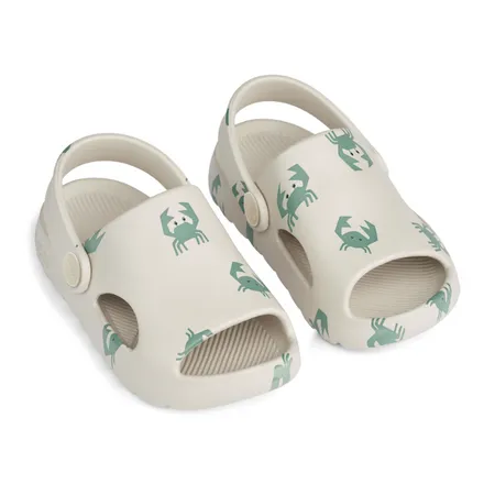 UK 6 Morris Aqua Blue Crab Sandals