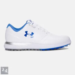 Under Armour Ladies UA Performance Spikeless Golf Shoes 8.0 Steel/Lime Fizz (#1297176-035)