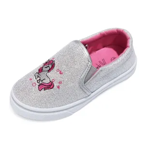 Unicorn Slip-on Silver Glitter Espadrilles