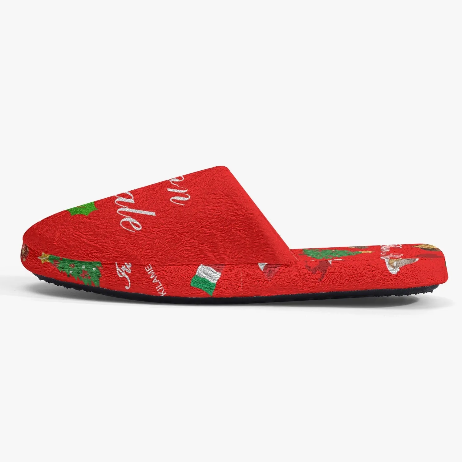 Unisex Classic Cotton Slippers 'Buon Natale'