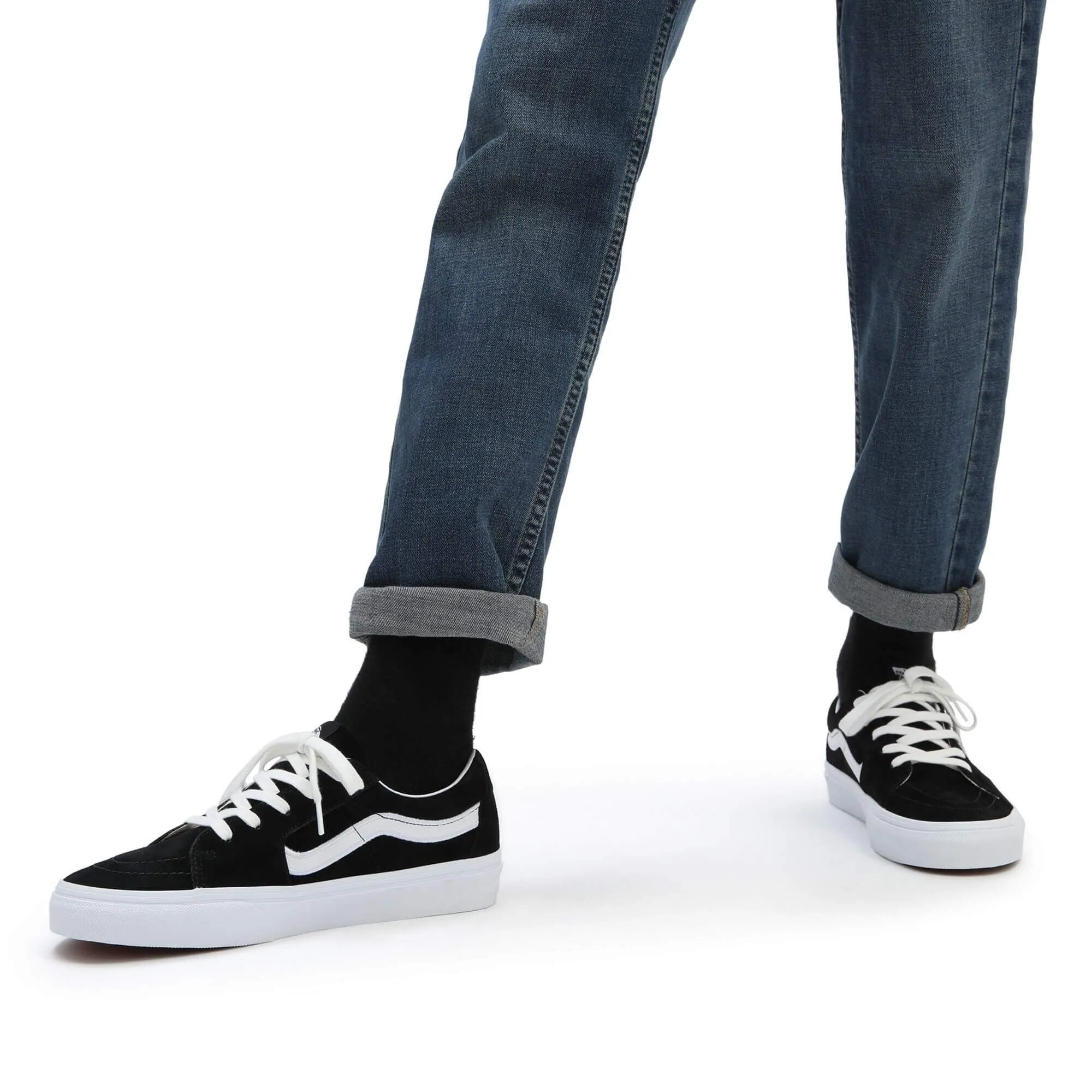 VANS UA VINTAGE SPORT SK8-LOW SHOES BLACK/true white
