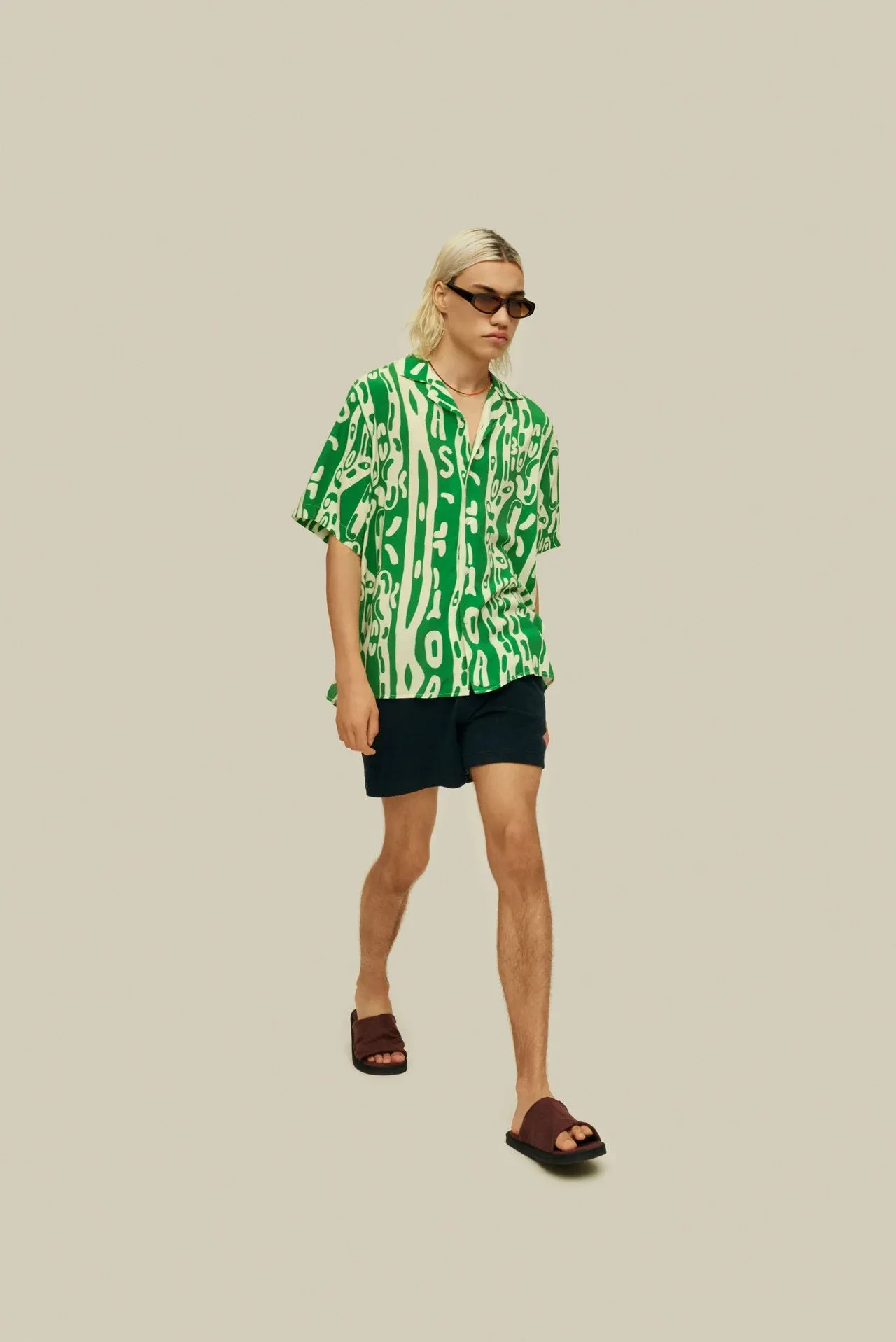 Verdant Jiggle Viscose Shirt