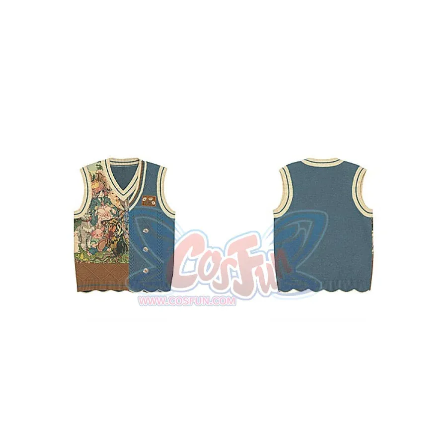Vinatge style vest college wool sweater casual suit
