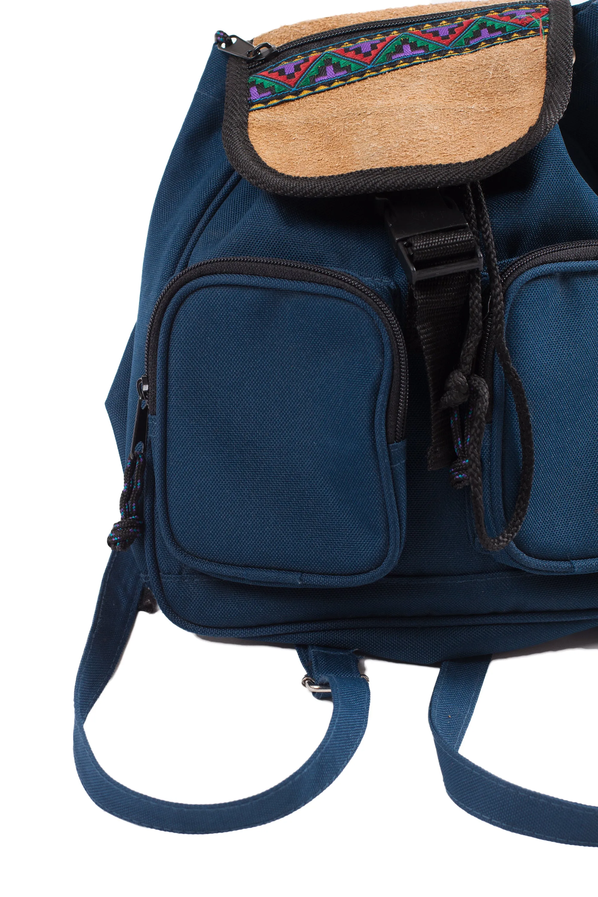 Vintage 90's Green Mini Backpack Purse