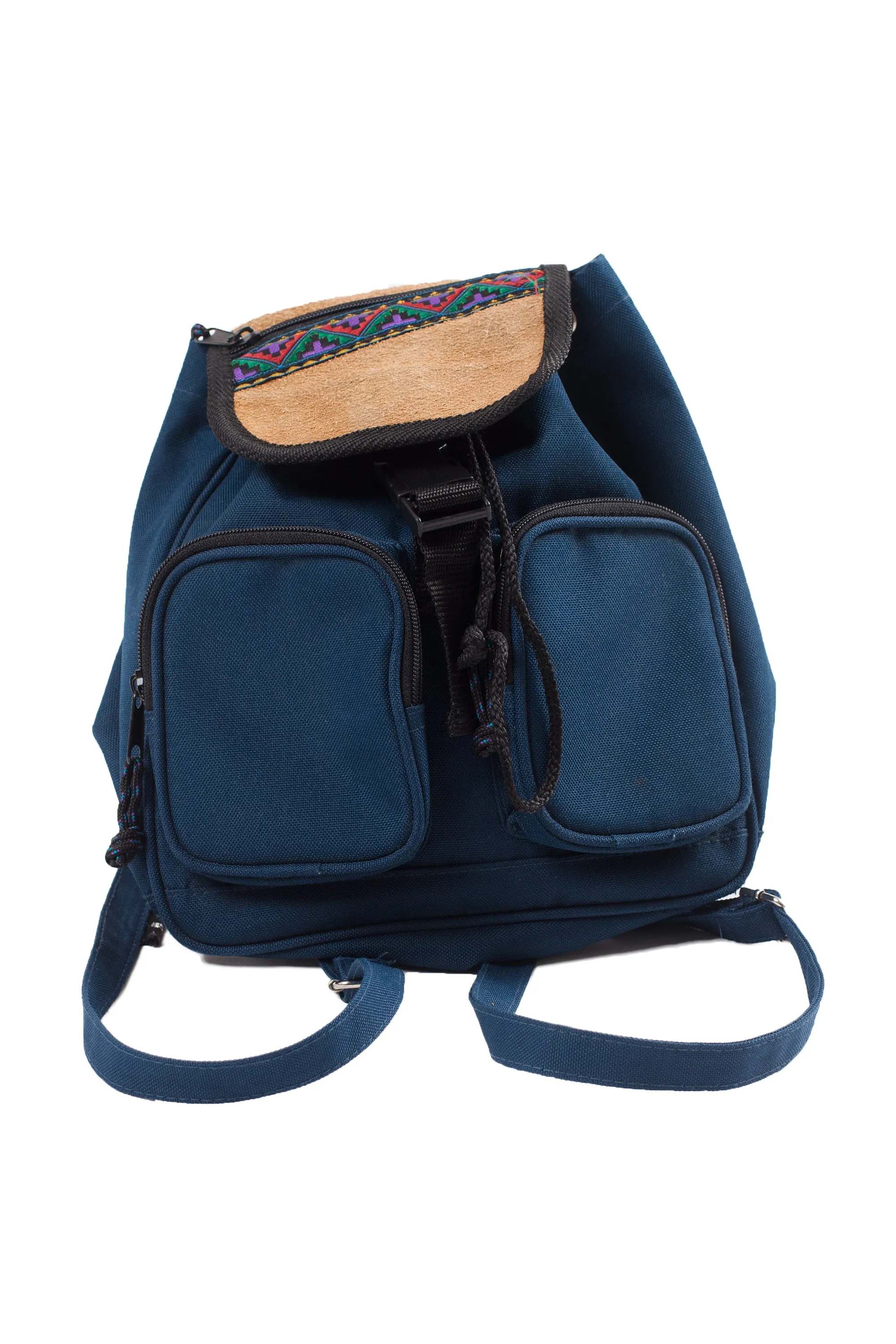 Vintage 90's Green Mini Backpack Purse