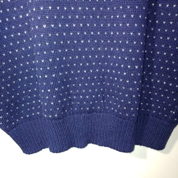 Vintage Composition Luxurious Wool Knitted Vest With Dog Pattern Sz L Na…