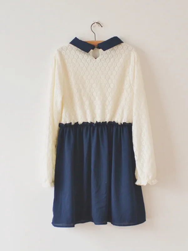 vintage fever long sleeves dress
