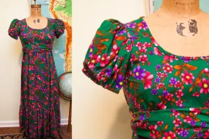 Vintage Floral Spring Dress