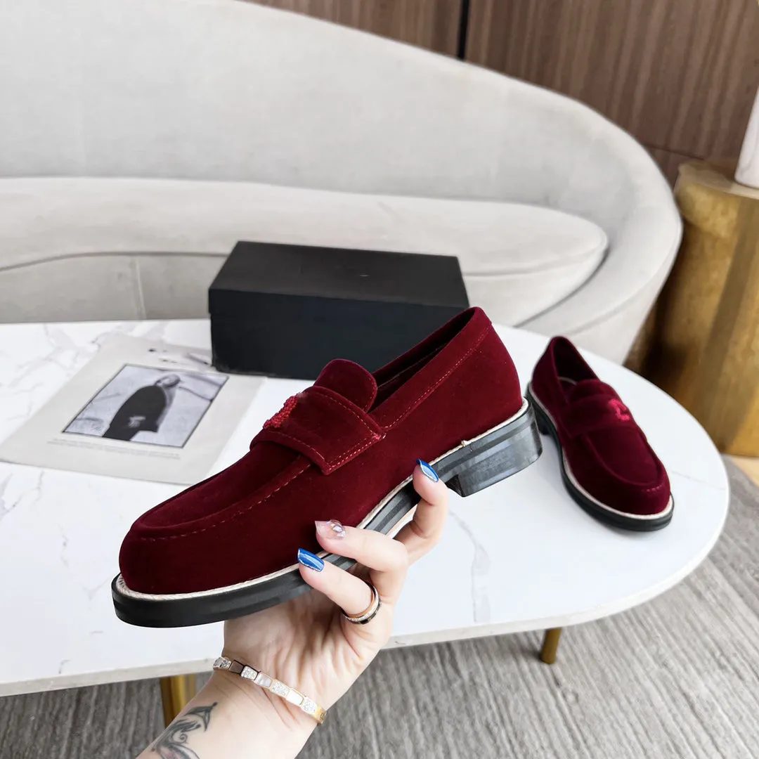 vintage grace flats velve casual boat shoes comfort women35-40 high quality 2022