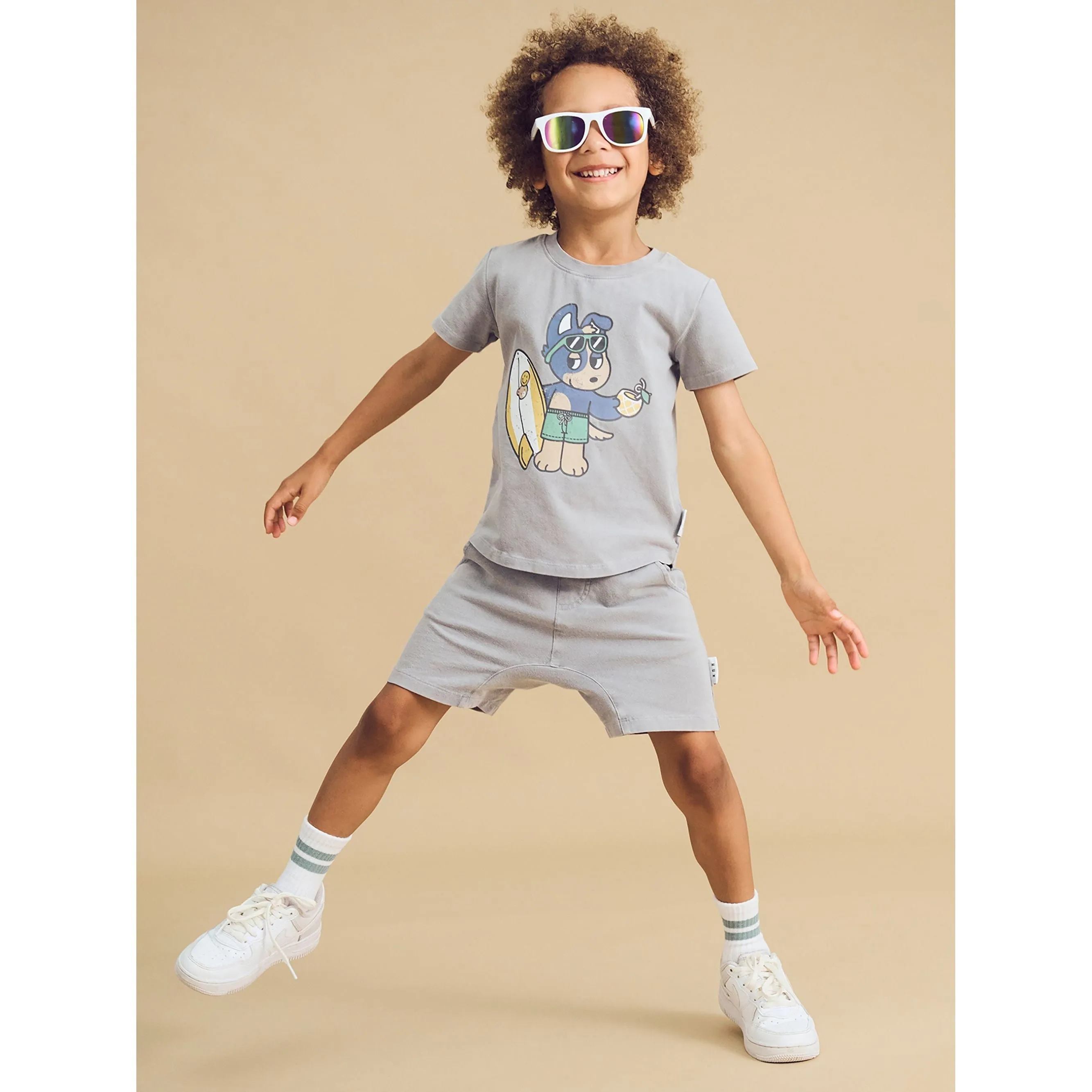 Vintage Grey Slouch Short
