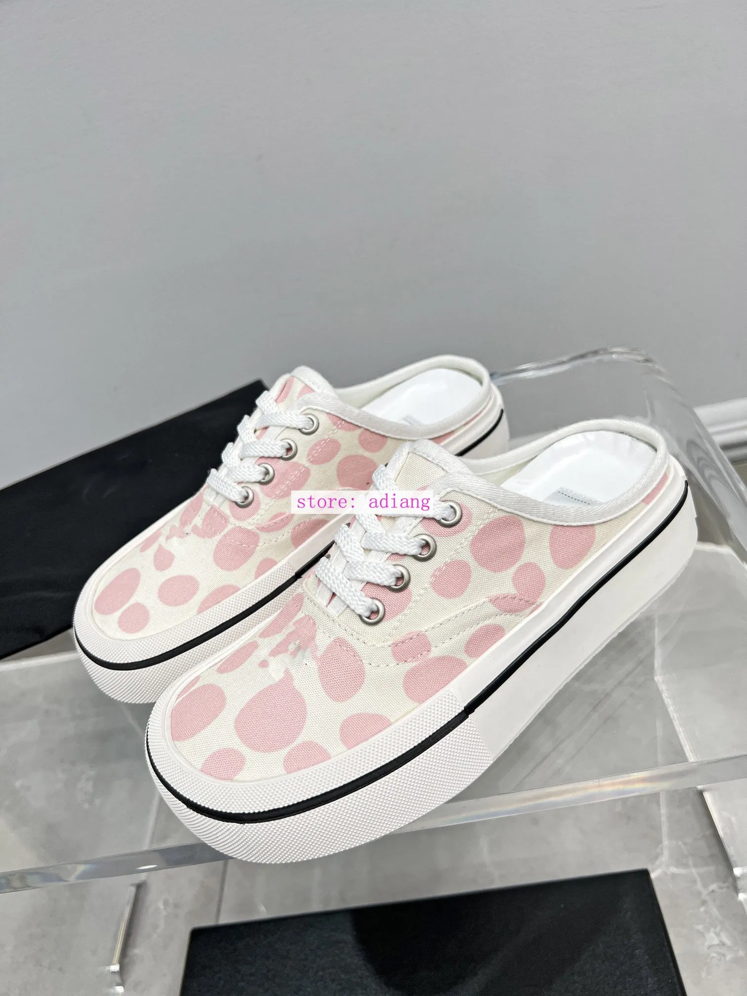 vintage lace up cute flats shoes casual shoes & mules fashion women 2023 35-40 new