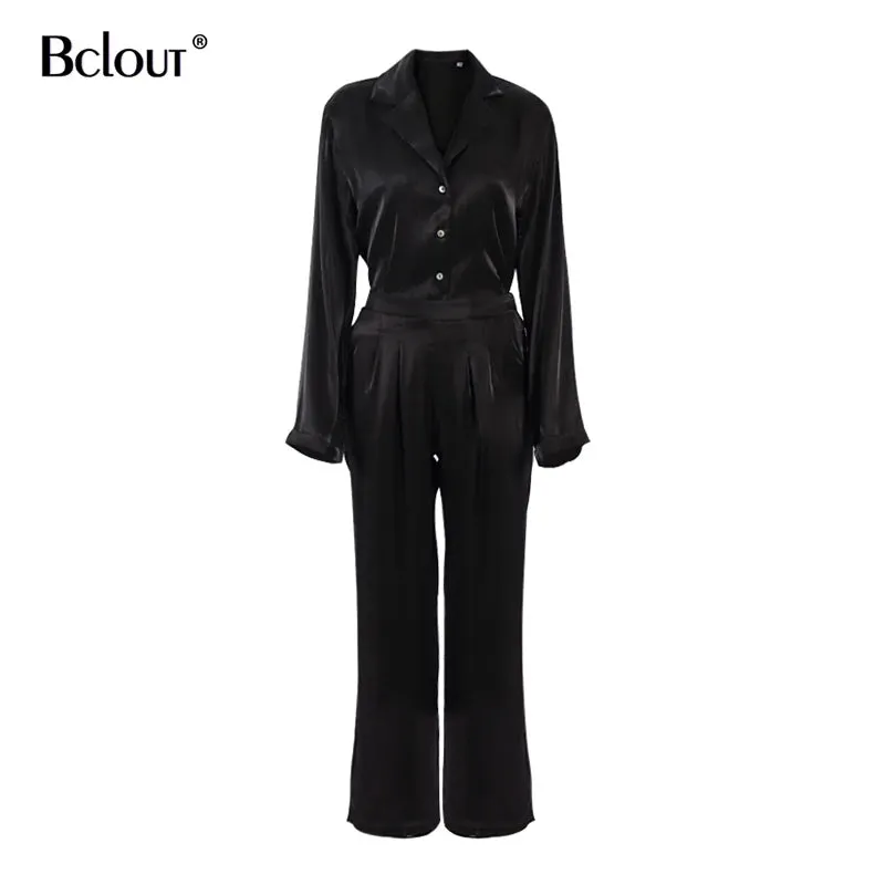 Vintage Long Sleeve Top And High Waist Pants Set