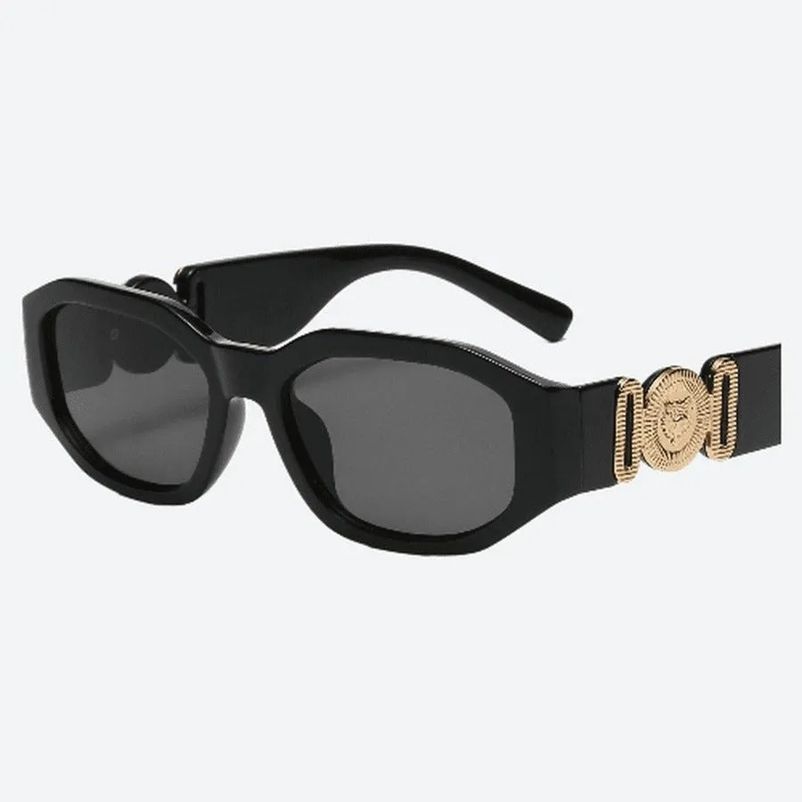 Vintage Rectangle Mirror Sunglasses