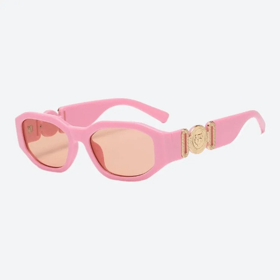 Vintage Rectangle Mirror Sunglasses