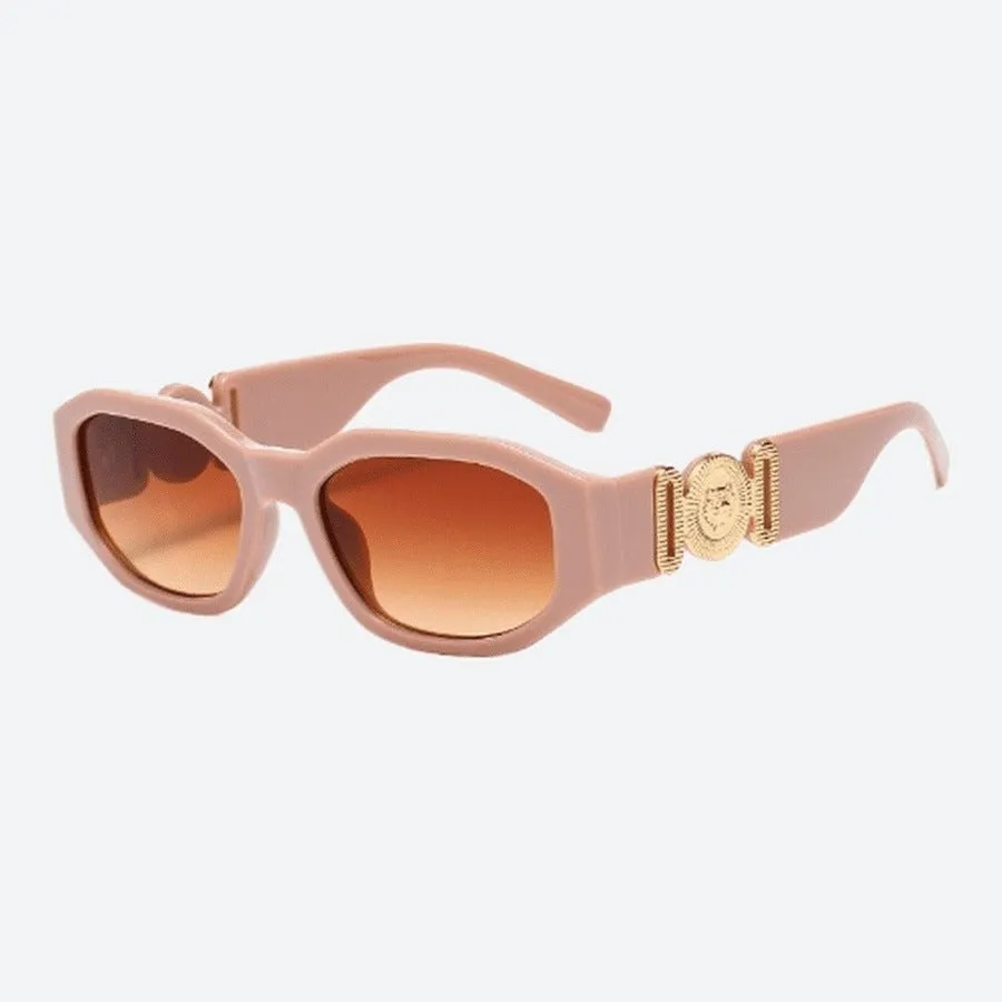 Vintage Rectangle Mirror Sunglasses