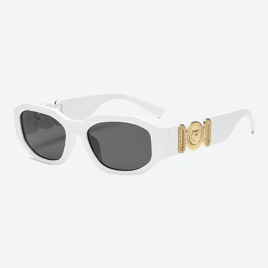 Vintage Rectangle Mirror Sunglasses