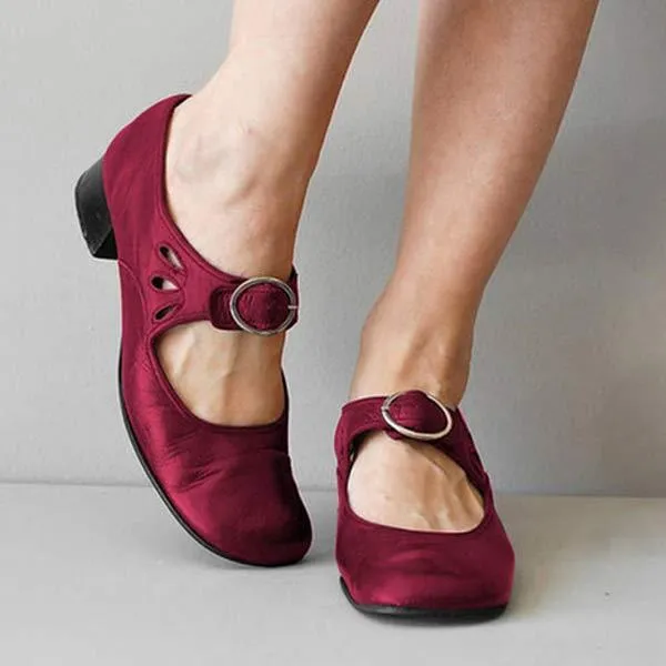 Vintage Rounded Toe Shoes | Classic Style, Durable Material, Comfortable Fit for Everyday Wear