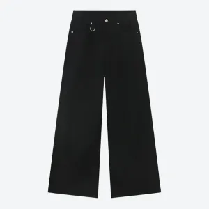 Vintage Wide-Leg High-Waist Denim Jeans