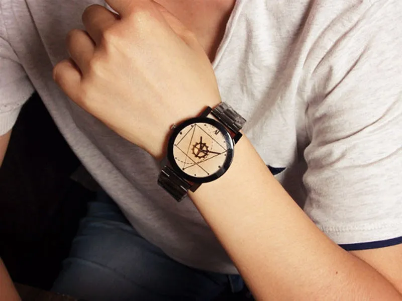 Watch Stainless Steel Watch for Man | Quartz Analog Wrist Watch