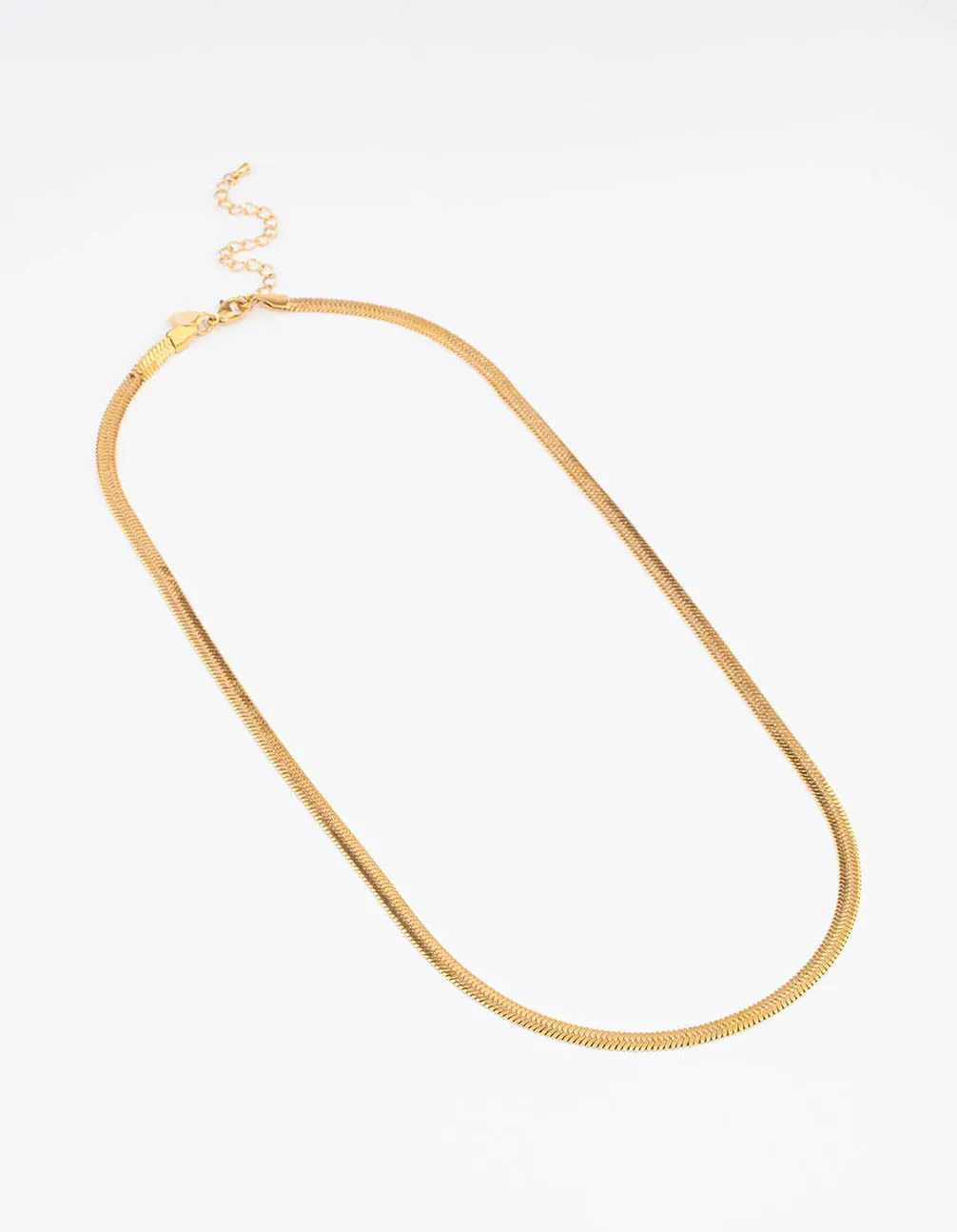 Waterproof Gold Plated Stainless Steel Snake Chain Necklace