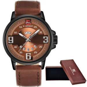 Waterproof Men Watch Casual Leather Relogio Masculino