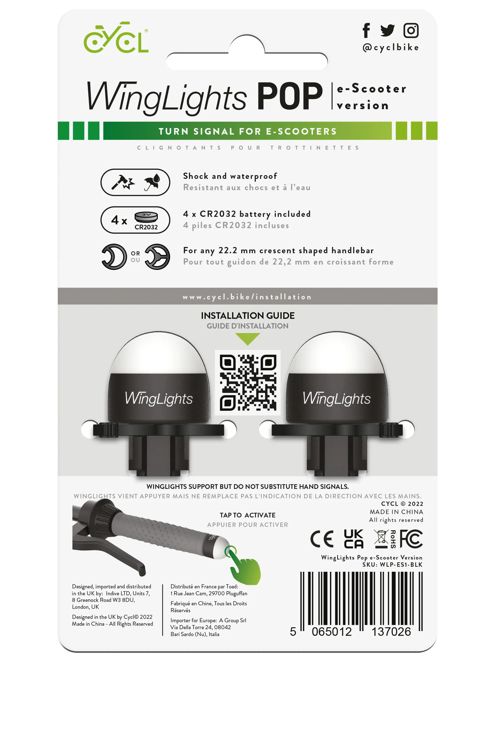 WingLights Pop for e-Scooters