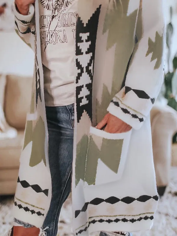 Women Coat Vintage Boho Casual