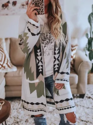 Women Coat Vintage Boho Casual