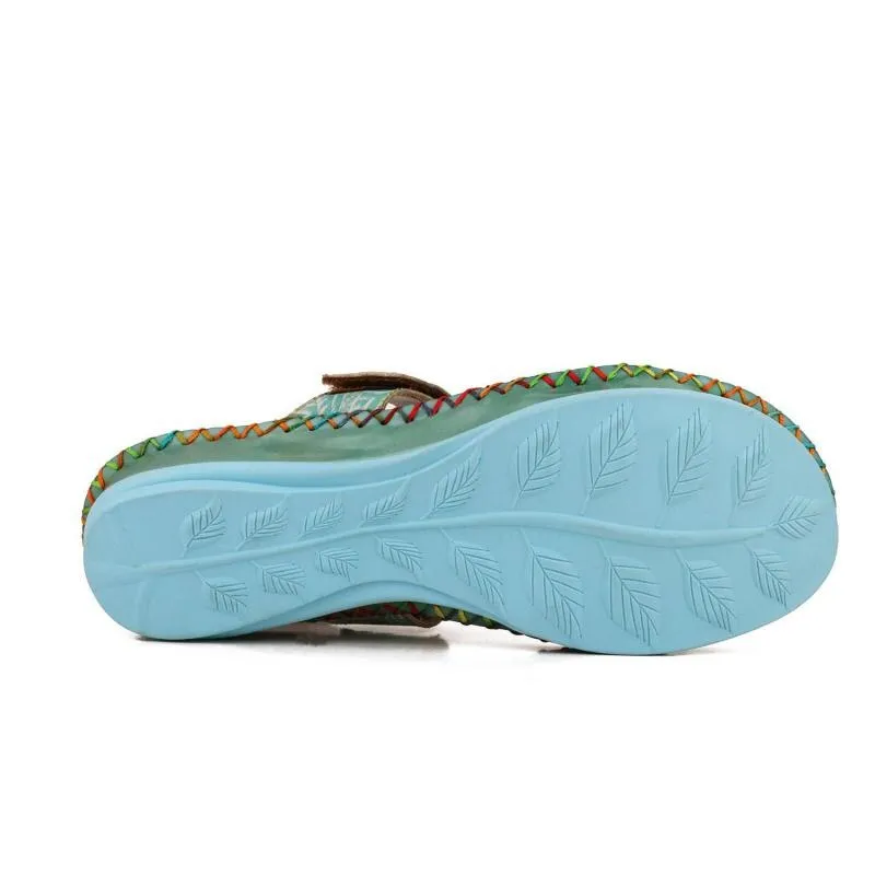 Women Slippers  Genuine Leather Handmade Shoes