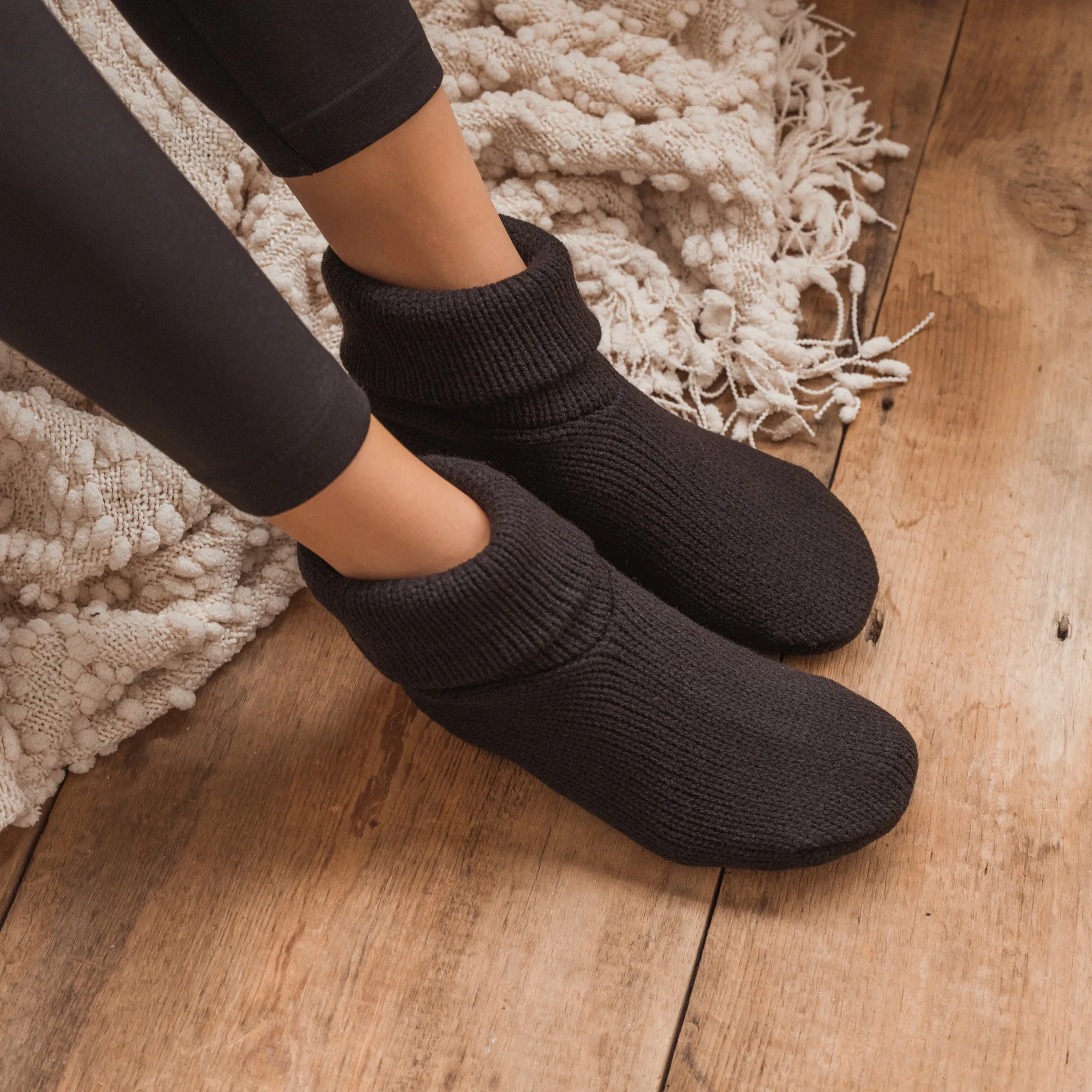 Women's Cuffed Slipper Socks