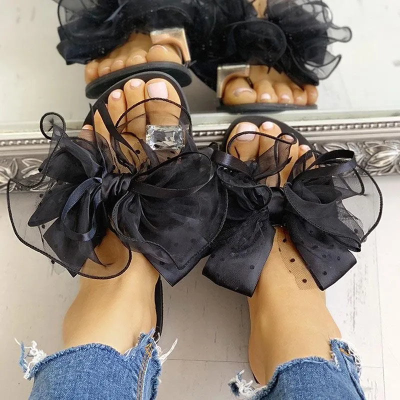 Women's Cute Bowtie Decorate Non-Slip Sandals