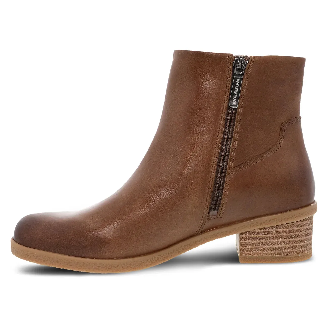 Women's Dansko | Daisie Waterproof Burnished Ankle Boot | Tan