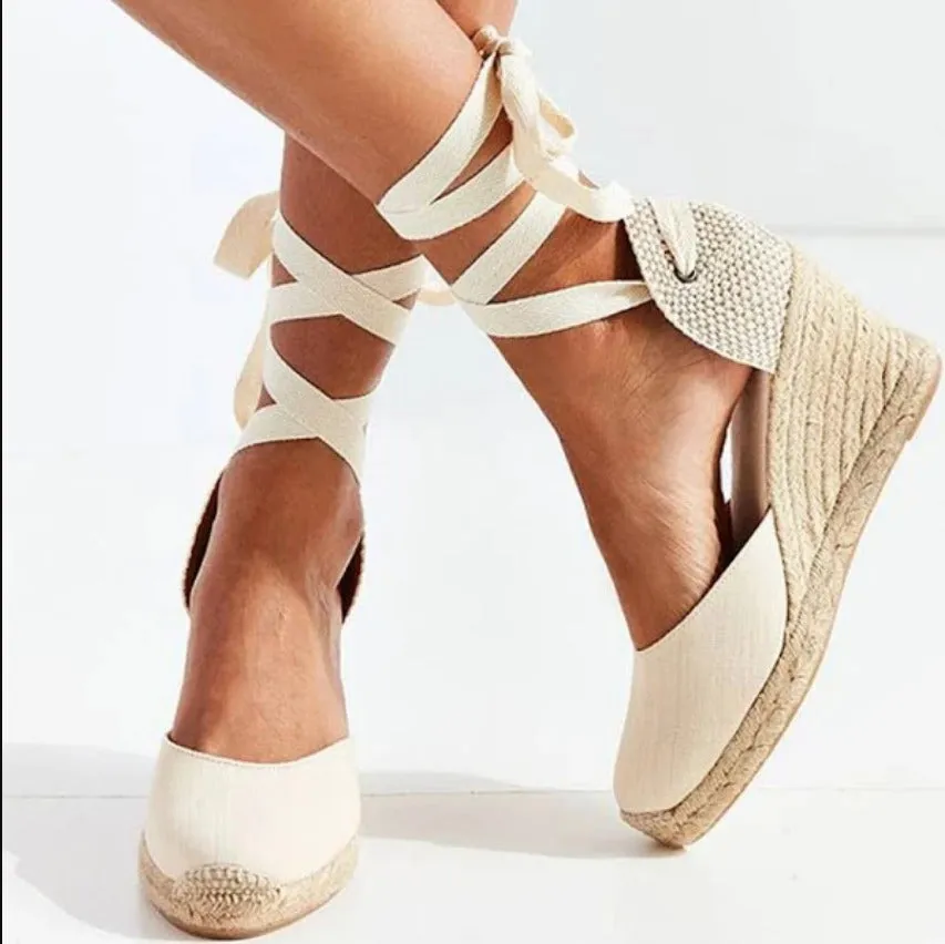 Women's Espadrille Ankle Strap Sandals